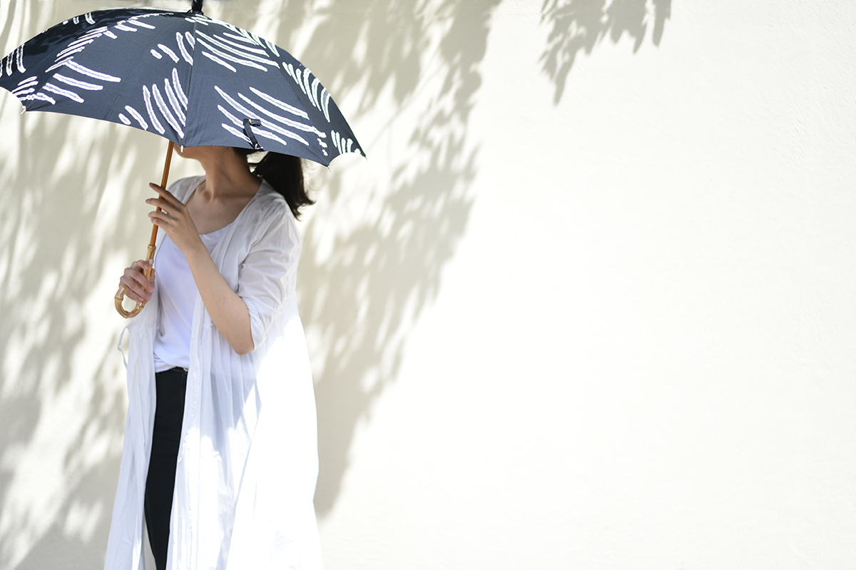 「hatsutoki」の傘とストール