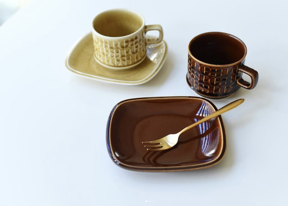 Kiln カップ＆ソーサーが届きました